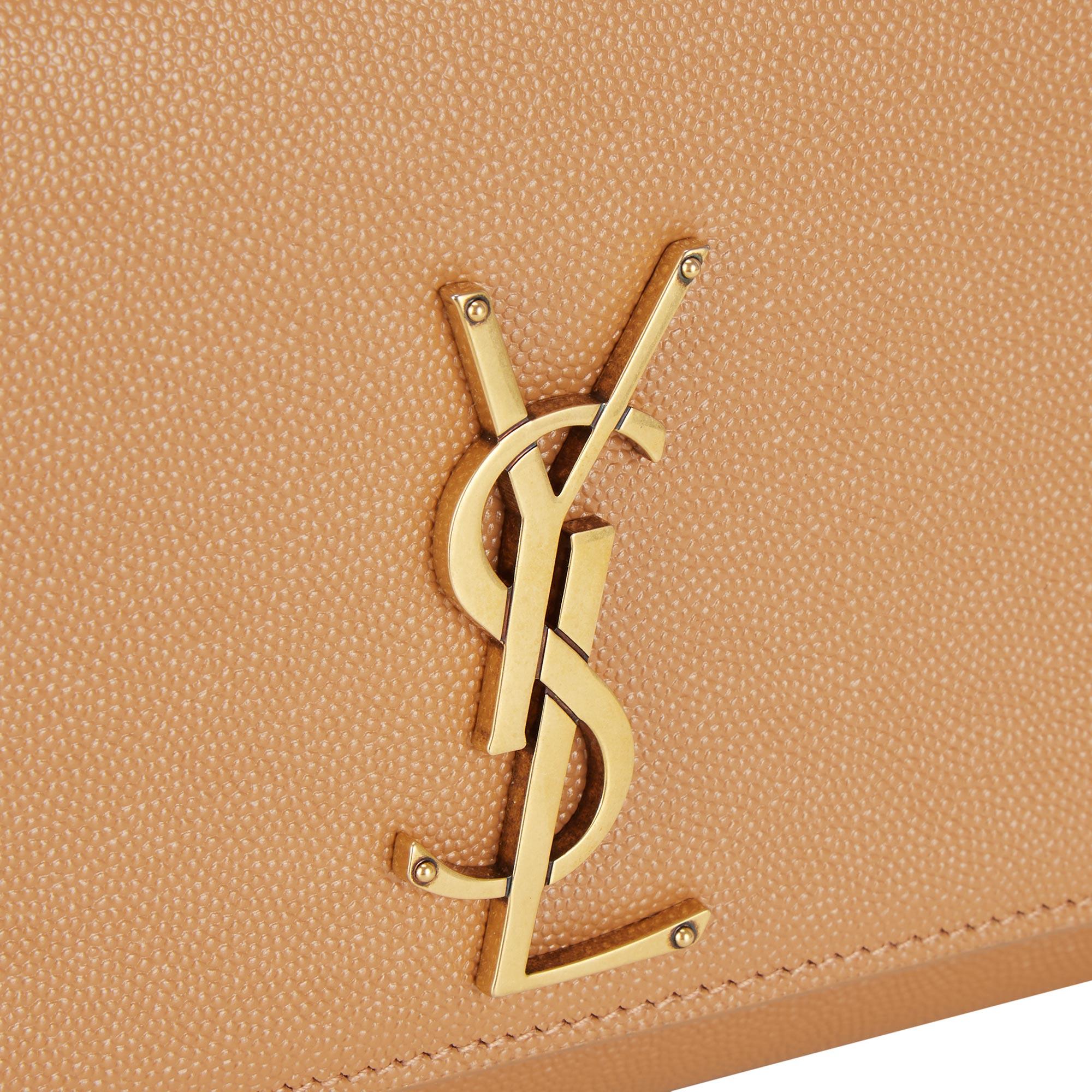 Kate YSL Monogram Grained Leather Shoulder Bag